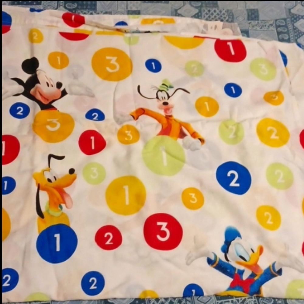 Disney Mickey Mouse Full Size Flat Sheet